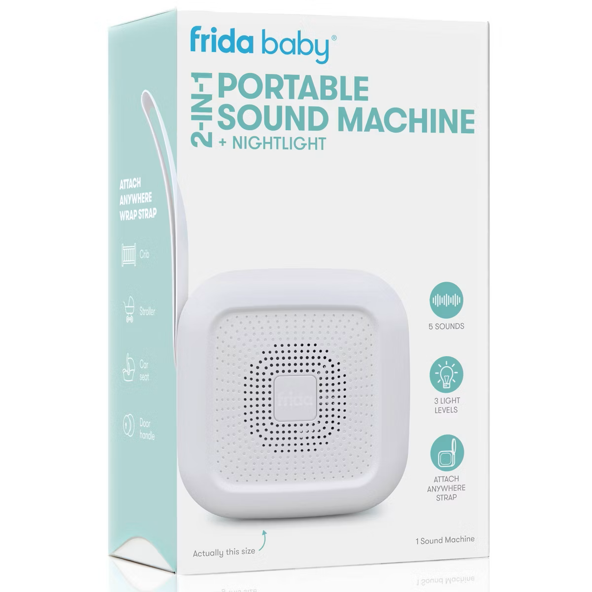 2 in 1 Baby Frida Portable Sound Machine + Nightlight