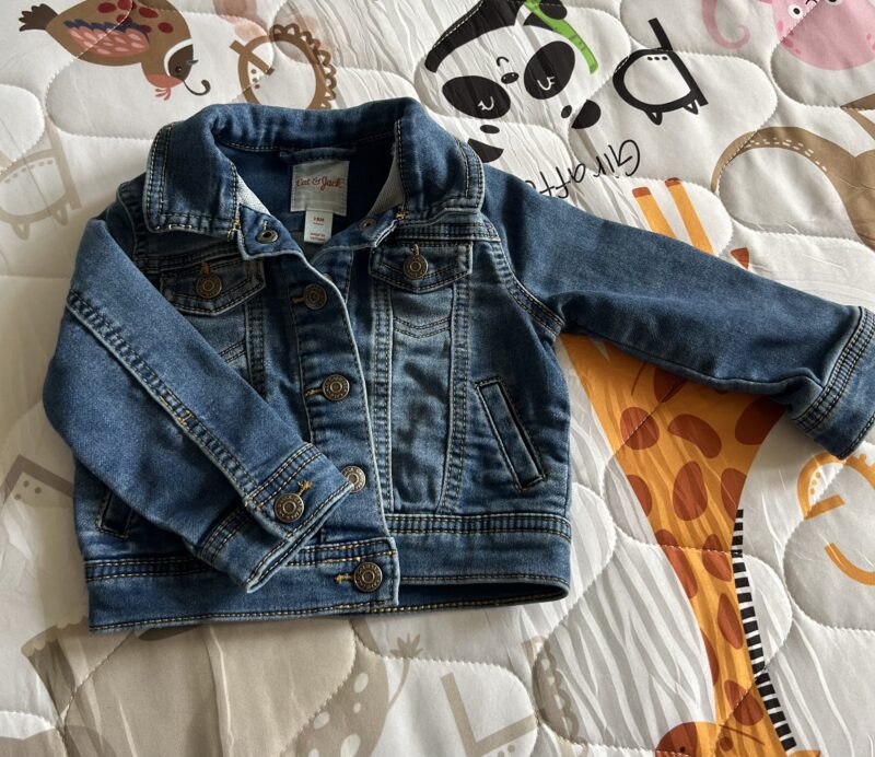 Cat & Jack Baby Girls Denim Jacket Wash 18M