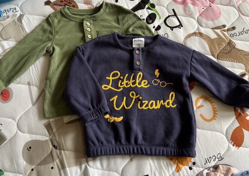 2 Piece Shirts Set Harry Potter Shirts Little Wizard 18M